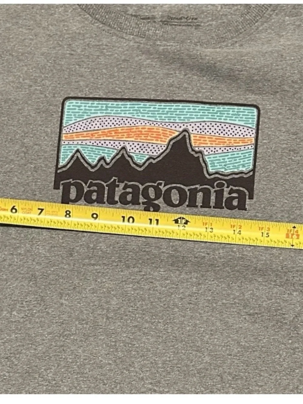 Patagonia Women’s Large Uprisal Crew Neck Sweatshirt Logo Gray L - Picture 4 of 4